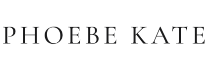 Phoebe Kate Photography - Minimalist Serif Logo in Cormorant Garamond